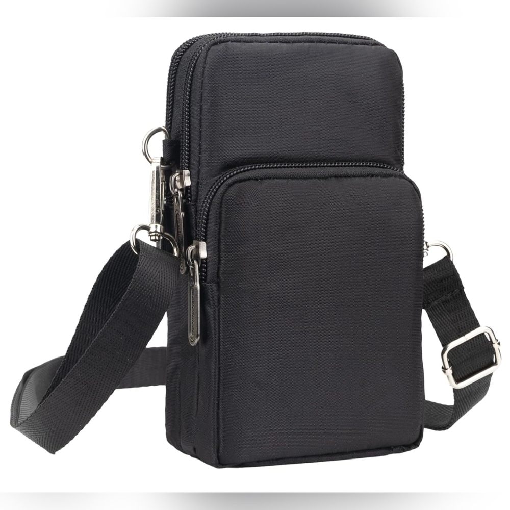 Crossbody Bag Cell Phone Sleeve Concert Venue Bag Adiustable Strap Arm Wrist NWT